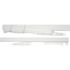 Tringle ouverture en métal au centre 2.60 m 24 x 16 mm Finition Blanc - MOBOIS