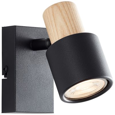 Spot mural GU10 10W noir - Pini BRILLIANT