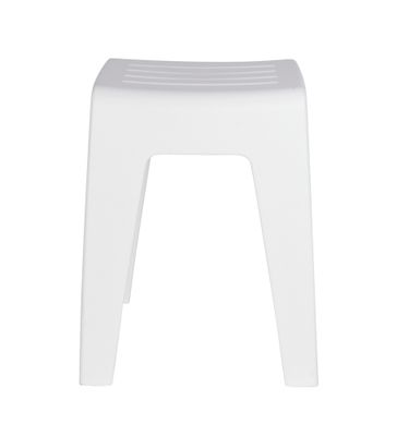 Tabouret de salle de bains blanc Kumba WENKO