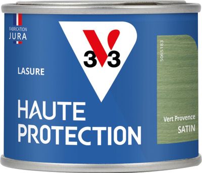Lasure Haute Protection 8 ans satin vert provence 125 mL - V33