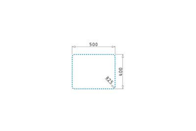 Evier de cuisine inox gris 54x44 cm 1 bac Lume - NORD INOX