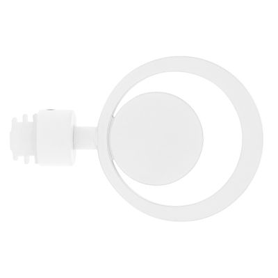 Embout déco atrium à visser en métal diam 20 mm Finition Blanc mat - MOBOIS
