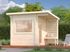 Sauna extérieur Palmako Sanna en bois naturel avec pergola - 8,9 m² - PALMAKO
