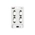 Bouton de meuble ovale nickel 41 x 19 mm par 4 REI