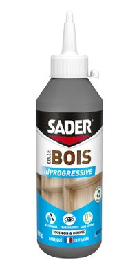 Colle à bois prise progressive biberon 250 g - SADER