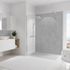 Panneau mural de douche 150x210 cm pierre gris clair DécoDesign Décor - SCHULTE