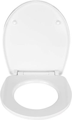 Abattant de WC déclipsable Frog news en duroplast et avec frein de chute WENKO