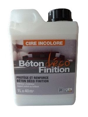 Cire Béton déco finition incolore 1 L