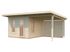 Studio de jardin en bois avec pergola Grace - 23,7 m² hors-tout - Livraison à domicile incluse - PALMAKO