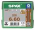 Vis tête disque Torx 6 x 60 mm par 200 SPAX
