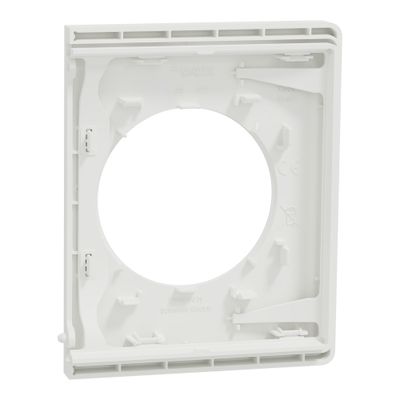 Plaque de finition latérale 1 poste Odace 2025 Architecte blanc craie - SCHNEIDER ELECTRIC