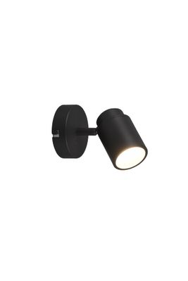 Spot salle de bains GU10 Angelo noir IP44 5W - TRIO