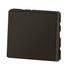 Bouton poussoir encastrable avec voyant lumineux 2 modules Noir - Mosaic LEGRAND