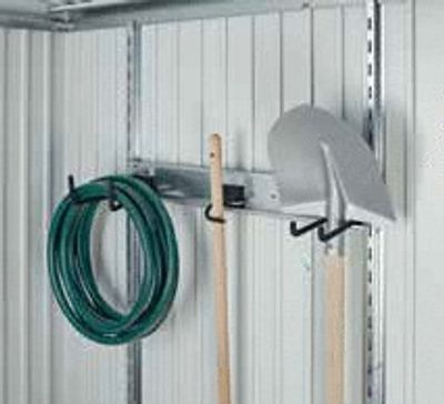 Fixations verticales 173 cm par 2 pour abri Europa ou armoire BIOHORT Livraison à domicile incluse