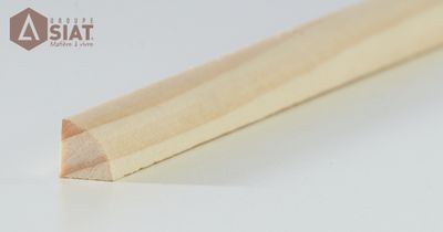 Quart de rond bois sapin raboté non traité - ép 10 x longueur 2500 mm - GROUPE SIAT