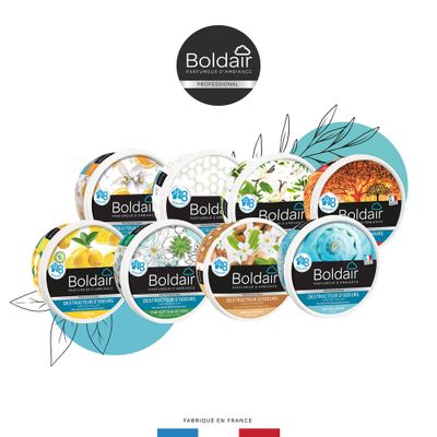 Gels destructeur d'odeurs Fleur de coton 300g BOLDAIR