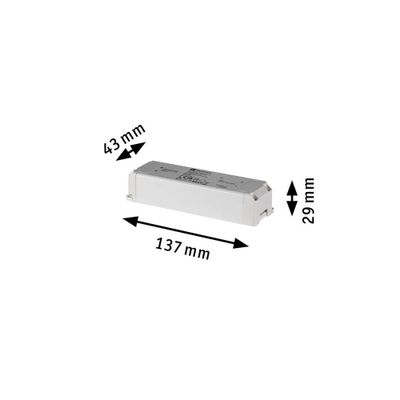 Transformateur alimentation LED 230V vers 48V DC 60W pour système ULine - PAULMANN