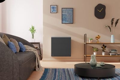 Radiateur à inertie sèche RADIASOFT II 1000W gris horizontal - NOIROT