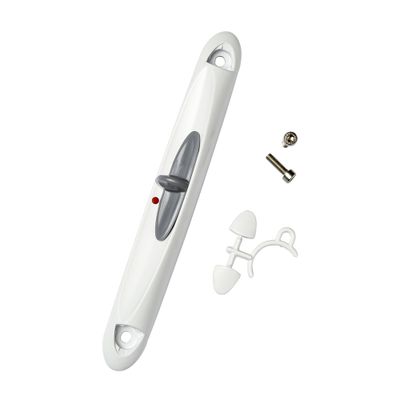 Poignée intérieure blanche Essentiel pour baie coulissante aluminium CLOSY