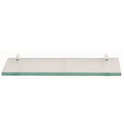 Etagère de salle de bain en verre trempé 60 x 12 cm