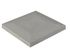 Chapeau de pilier plat demi-pente 37 x 37 x 3,5 cm gris GGI