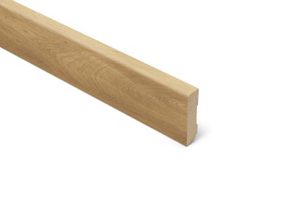 Plinthe sol stratifié décor bois marron glow DOURO 14x60x2400 mm LAMETT
