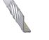 Cornière inégale damier aluminium brut 29,5 x 53,6 mm épaisseur 2 mm 1 m CQFD