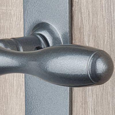 Poignées de porte Celine fer patiné à clé ALPERTEC