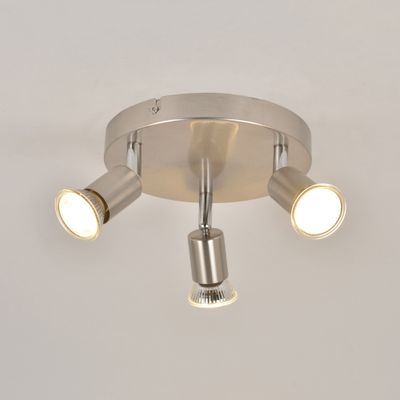 Plafonnier aluminium GU10 LED 3X5W = 1050 lumens ANDY COREP