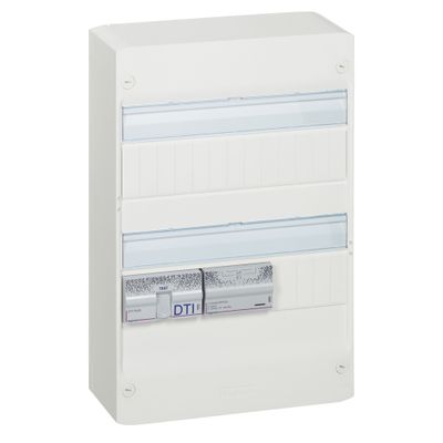 Coffret de communication grade  2TV 4 RJ45 pour T4 à T6 - Drivia LEGRAND