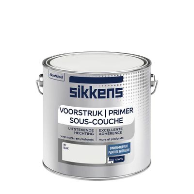 Sous-couche pour peinture intérieure acrylique 2,5 L - SIKKENS