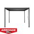 Pergola aluminium et acier 3 x 3 m