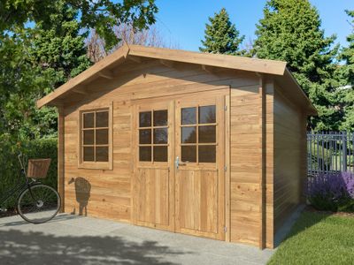 Abri de jardin bois autoclave Marron Valentine 11m² Livraison à domicile incluse