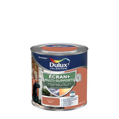 Peinture Ecran+ Multi-supports Dulux Valentine Satin Terre Cuite 0,25 L