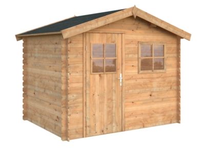 Abri de jardin bois Marron Katia 4,3m2 Livraison à domicile incluse