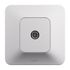 Prise TV simple étoile encastrable complète Blanc - Neptune LEGRAND