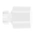 Embout déco bouchon en métal diam 28 mm Finition Blanc brillant par 2 - MOBOIS