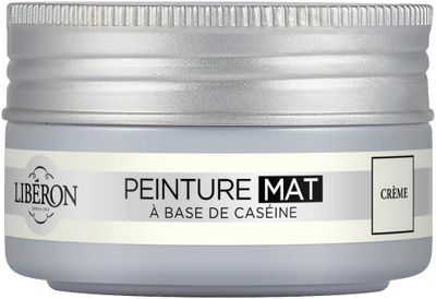 Peinture meuble bois à la caséine mat crème 75 ml LIBERON