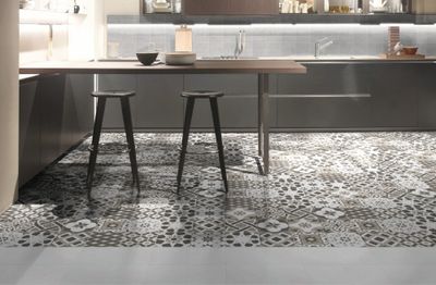 Carrelage sol intérieur mix HITECH ép 8 mm 20 x 20 cm paquet de 1,36 m² IMSO