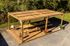 Pergola autoportante en bois traité thermachauffé avec ventelles mobiles sur toit L 6,14 x l 3,41 x h 2,17 m, Livraison à domicile incluse - HABRITA