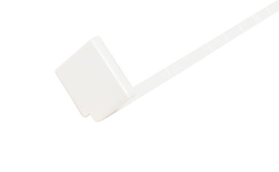 Profil coin intérieur PVC blanc 1147 pour planche de rive - longueur 300 mm - DECEUNINCK