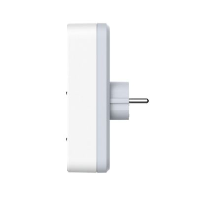 Multiprise murale 2 prises ou biplite avec prises USB A et C blanc - QUARX