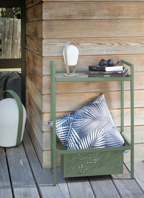 Etagère de balcon modèle 1 en acier vert PROLOISIRS Livraison à domicile incluse