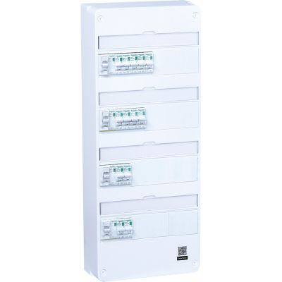 Tableau électrique pré-équipé 4 rangées embrochable pour T5 et plus - Resi9 XE SCHNEIDER ELECTRIC