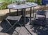 Ensemble repas balcon pliant pour 2 personnes 1 table et 2 tabourets gris PROLOISIRS Livraison à domicile incluse
