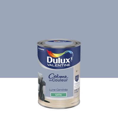 Peinture crème de couleur Lune Cendrée Satin 1,25 L - DULUX VALENTINE