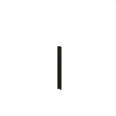 Fileur d'angle pour meuble de cuisine Mallorca noir mat 70 x 4,6 x 4,6 cm OFITRES