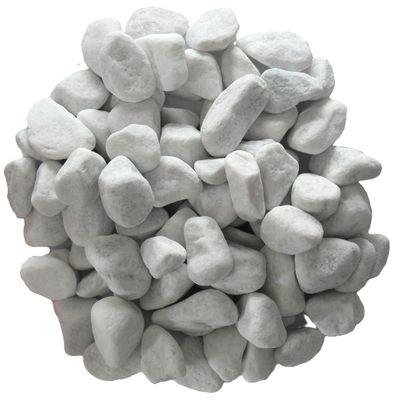 Galets marbre blanc de carrare 15/25 bigbag 1000 kg PRADIER