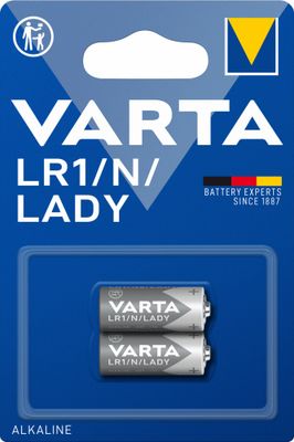 Piles alcalines LR01 par 2 - VARTA