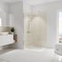 Panneaux muraux de douche 100+100x210 cm décor beige DécoDesign Brio - SCHULTE